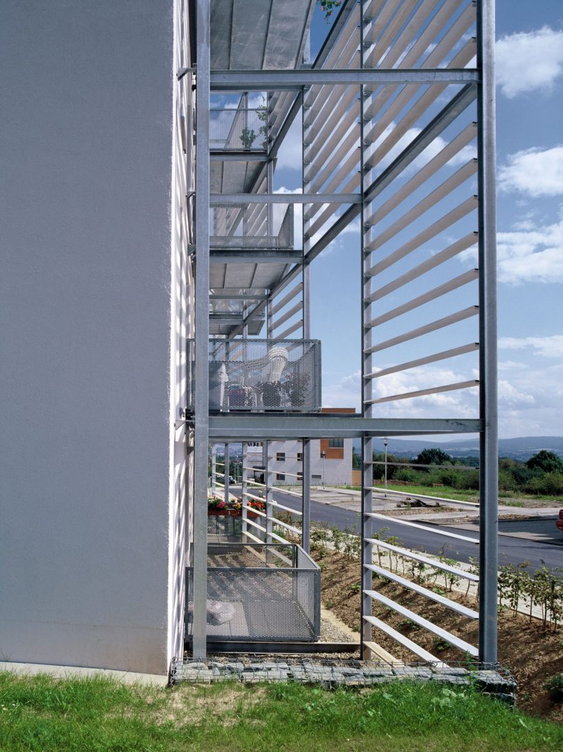 Vorgestellte Balkone