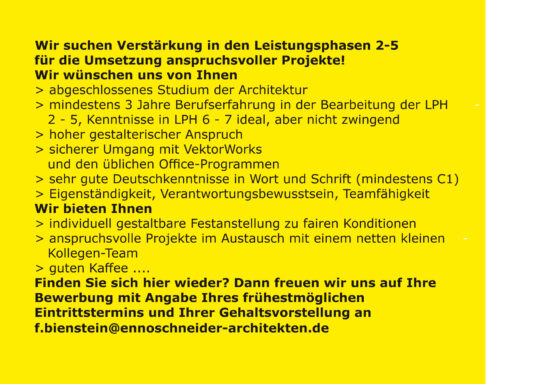 Jobangebot neu