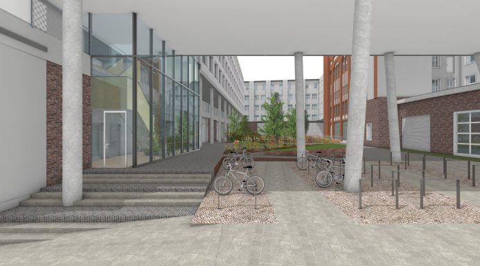 Autofreier Innenhof